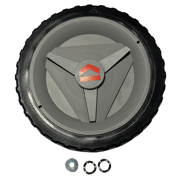 Right Front Wheel Assembly - 70062987 - To suit model 10094 CLM80XA - 80V LITHIUM-ION 20” BRUSHLESS LAWN MOWER