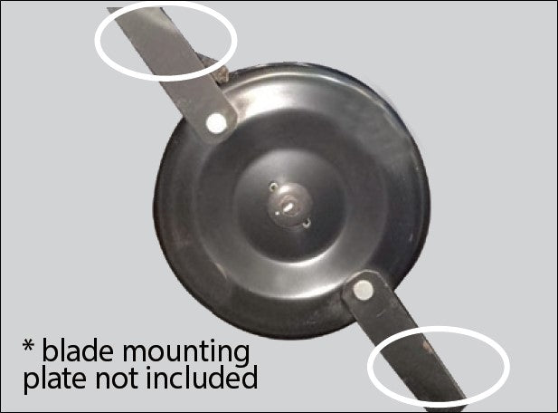 700304-BL - 2 x Swing Blades to suit ALDI 700304 / SLM464 196cc Electric Start Lawn Mower (2020) 70065334