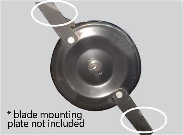 700304-BL - 2 x Swing Blades to suit ALDI 700304 / SLM464 196cc Electric Start Lawn Mower (2020) 70065334