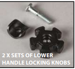 60751/57774/10852/WES-DM46P-D0160 LOWER HANDLE LOCKING KNOBS ASSEMBLY (70059716)