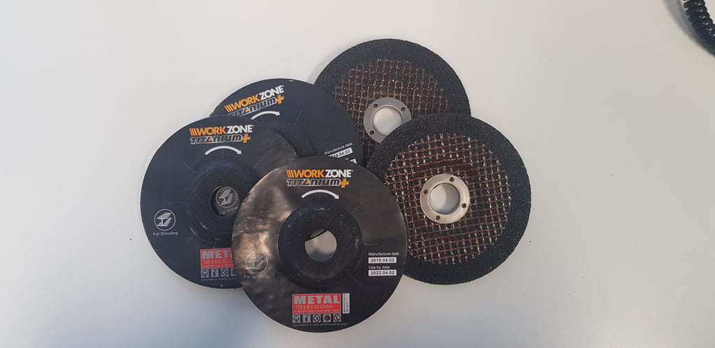 8290-GD: 5 x Grinding Discs to suit 8290 / AG36 20V Lithium-Ion Brushless Angle Grinder